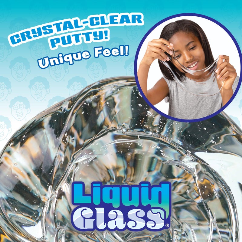 Crazy Aaron's Thinking Putty - Liquid Glass - See-Through Putty for Kids and Adults in a 4"" Tin - Creative and Endless Fun  Stress Relief Therapy Toys  Never Dries Out - Made in USA - Image 3